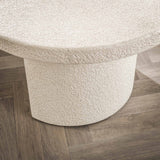 Coffee table Zina 150 cm Stone White