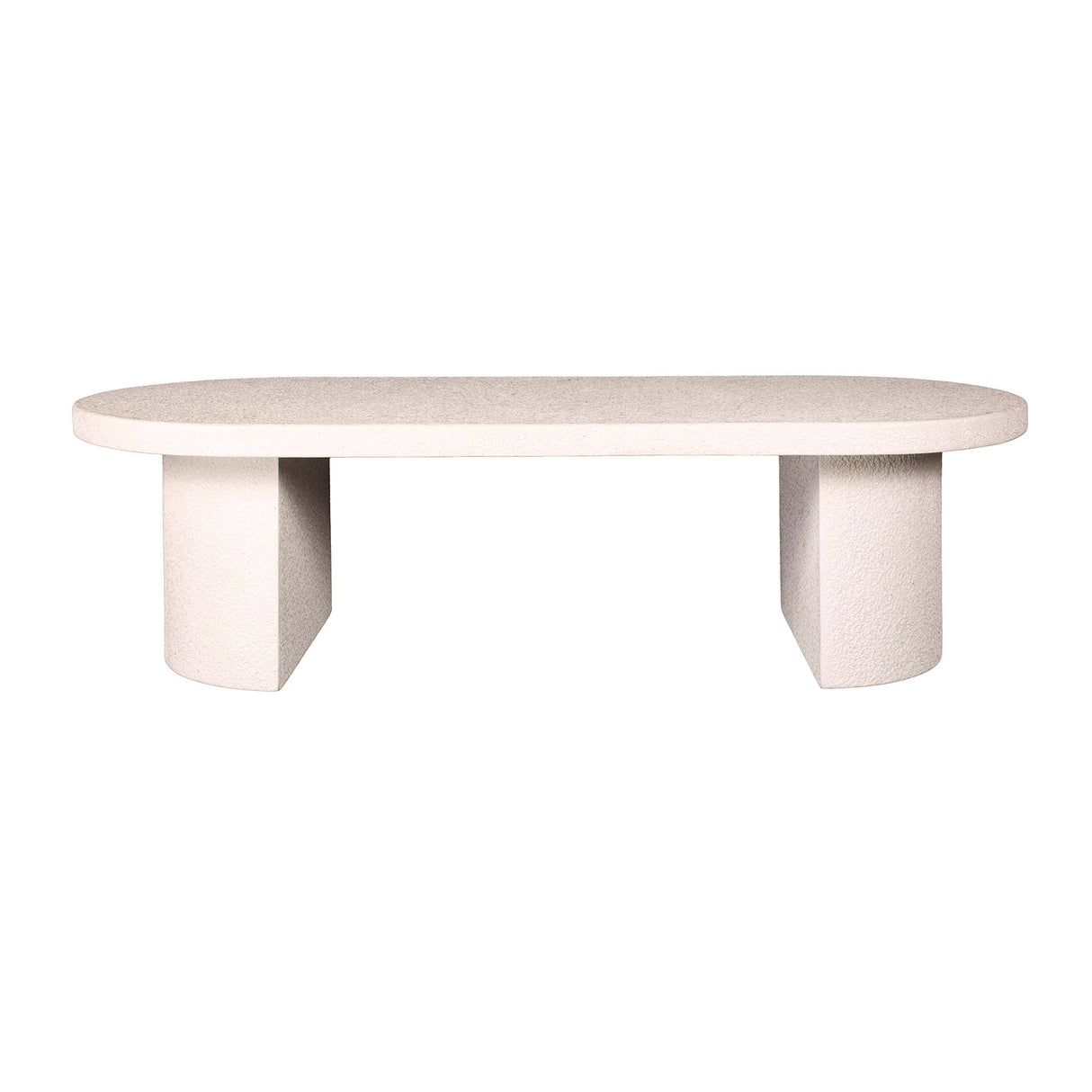 Coffee table Zina 150 cm Stone White