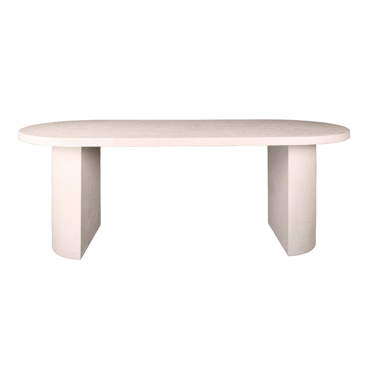 Coffee table Zina 150 cm Stone White