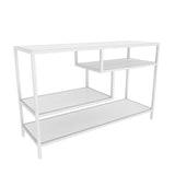 TV furniture Robbins White White Melamine 120x75x39 cm