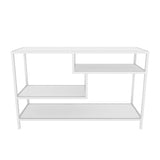 TV furniture Robbins White White Melamine 120x75x39 cm