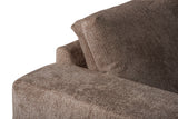 Espen 3-Seater Corner Sofa Fabric Taupe Right