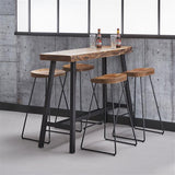 Bar stool Lenn Acaciahout set of 4