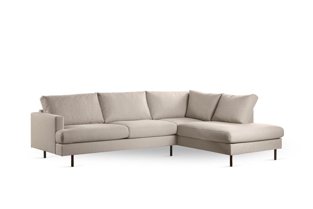 Romi 3-Seater Corner Sofa Beige