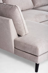 3-seater corner sofa saga beige