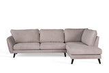 3-seater corner sofa saga beige