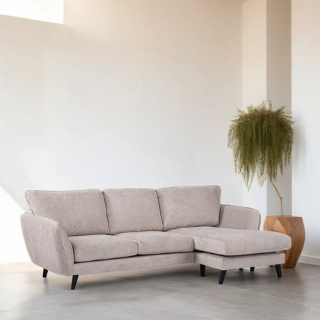 3-seater corner sofa Leah Beige