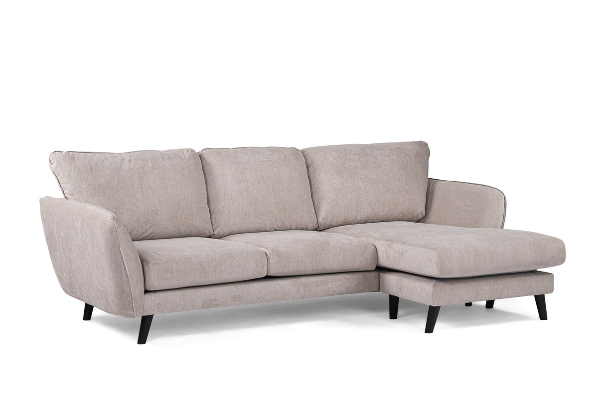 3-seater corner sofa Leah Beige