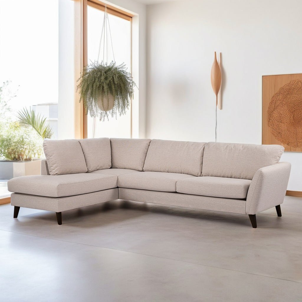 3-seater corner sofa Asher Beige