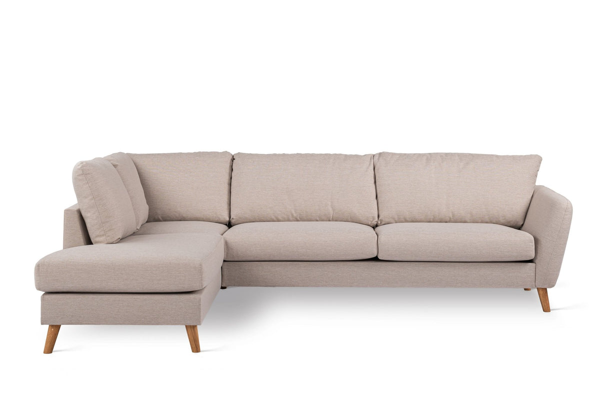 3-seater corner sofa Asher Beige