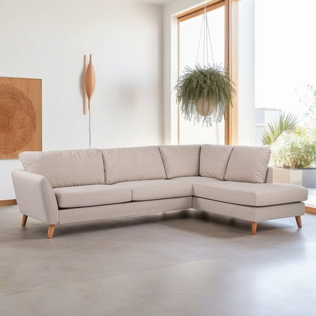 3-seater corner sofa Asher Beige