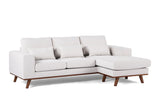 3-seater corner sofa dori beige left and right