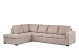 Vita 4-Seater Corner Sofa Fabric Beige