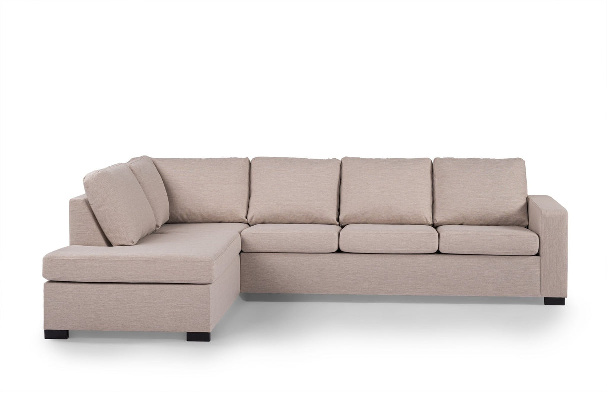 Vita 4-Seater Corner Sofa Fabric Beige