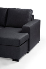 Blake Corner Sofa Fabric Anthracite