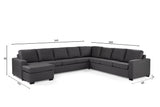 Blake Corner Sofa Fabric Anthracite