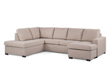 Jona U-Shaped Sofa Fabric Beige