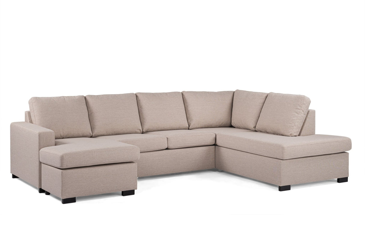 Jona U-Shaped Sofa Fabric Beige