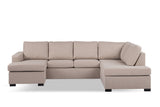 Jona U-Shaped Sofa Fabric Beige