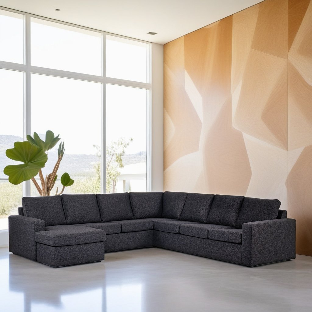 Paco Corner Sofa Anthracite