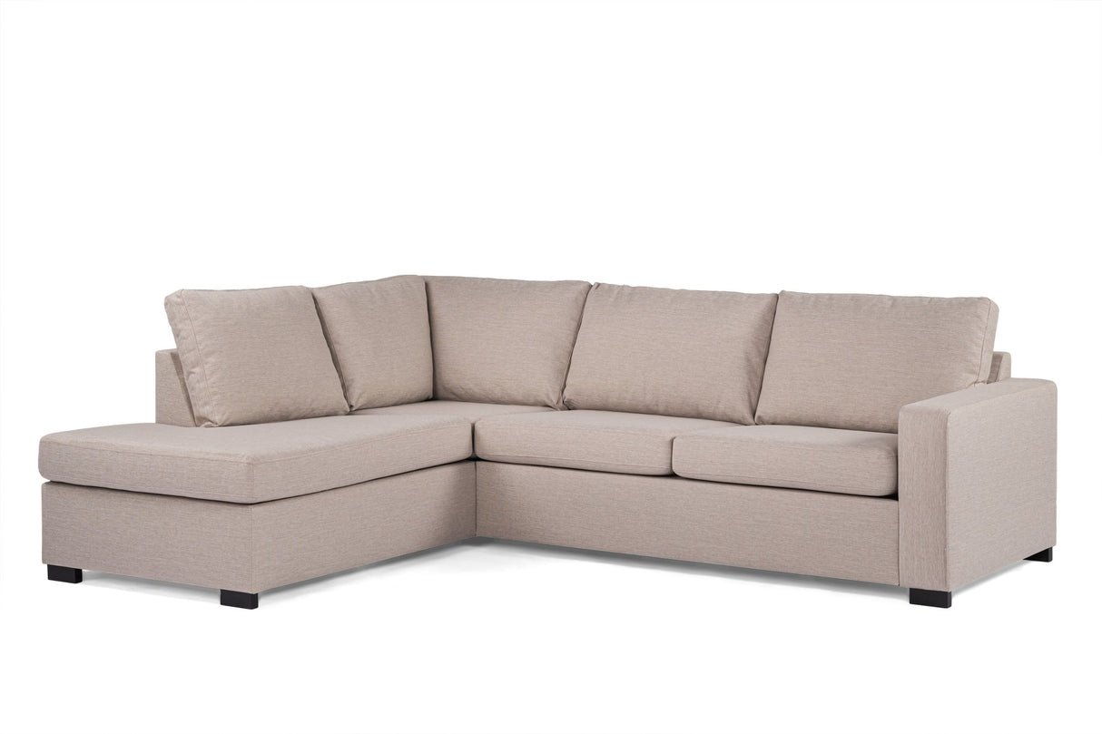 3-seater corner sofa Cooper fabric beige