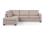 3-seater corner sofa Cooper fabric beige