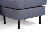 3-seater Corner sofa Chaise Longue Riven Dark gray