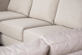 Corner sofa lyo fabric beige