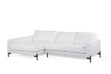 3-seater lounge sofa neva bouclé fabric white