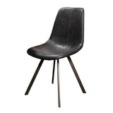 Industrial dining room chair Benjie Artificial leather set of 4