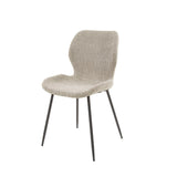 Set van 4 eetkamerstoelen Argo Bouclé zand