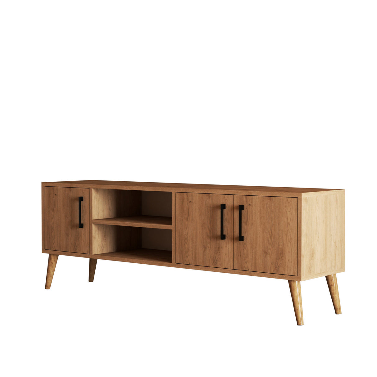 TV furniture Exxen oak melamine 150x52x34 cm