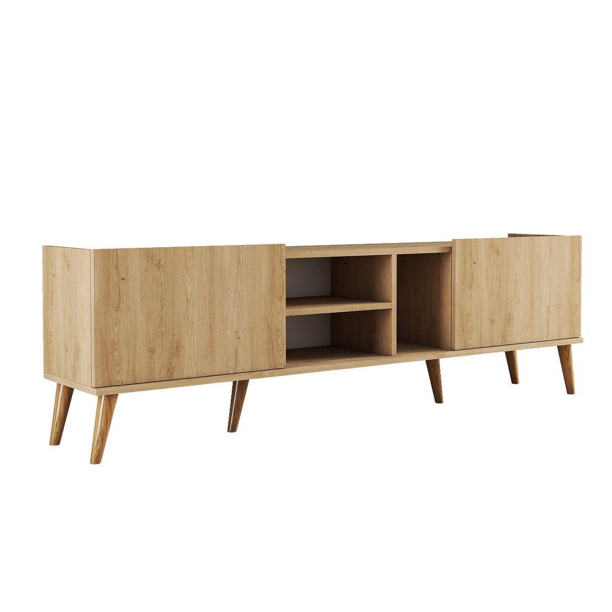 TV furniture lotus oak melamine 180x50x34 cm