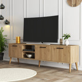 TV furniture Exxen oak melamine 180x52x35 cm