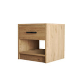 Bedside table grande oak melamine 52x46.8x45 cm