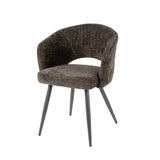 Set van 2 eetkamerstoelen Cargo Stof Bruin