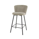 Simon Bar Stool Bouclé Set of 4