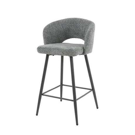 Ole Bar Stool Bouclé Set of 2