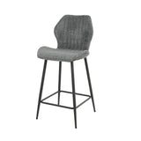 Chantal Bar Stool Bouclé Set of 2