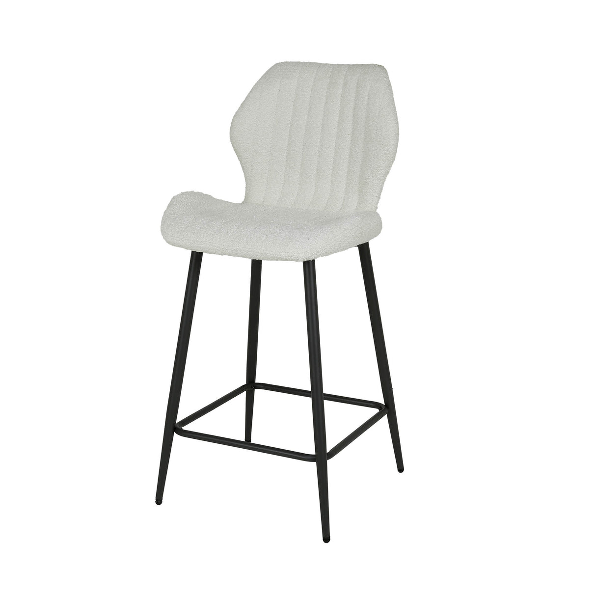 Chantal Bar Stool Bouclé Set of 2