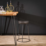 Industrial bar stool Dorian Gray Set of 4