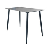 Bar table mint 140 cm gray ceramics