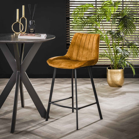 Bar stool Senna Velvet