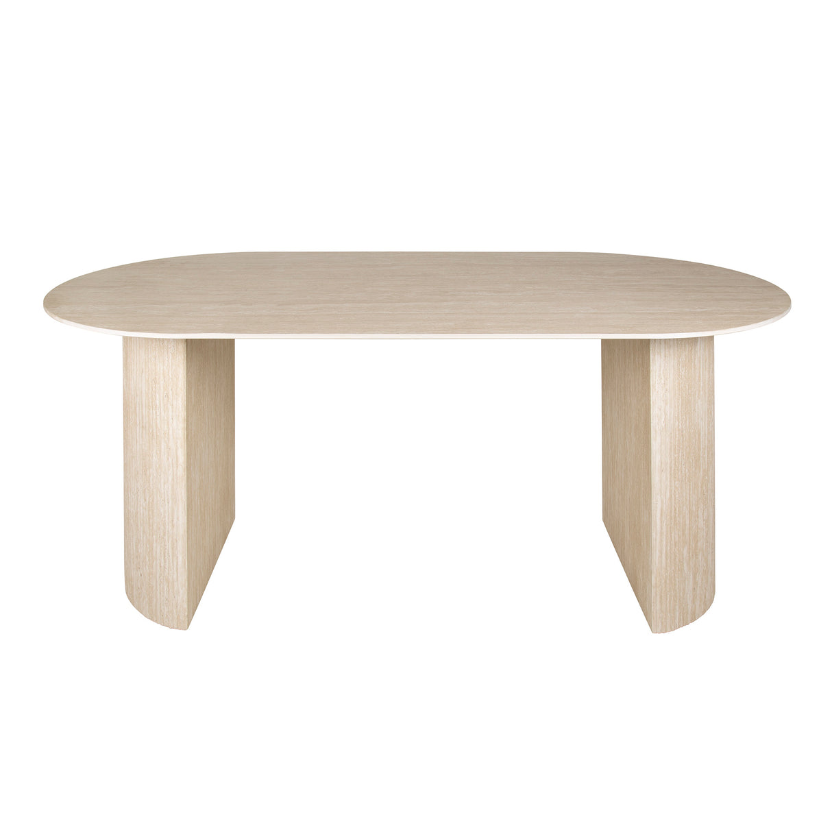 Dining table Jimi 180x90 cm Travertin Beige