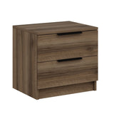 Bedside table Kala plus walnut melamine 54x40x47 cm