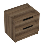 Bedside table Kala plus walnut melamine 54x40x47 cm