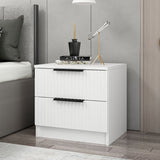 Bedside table Kala Plus White Melamine 50x47x40 cm