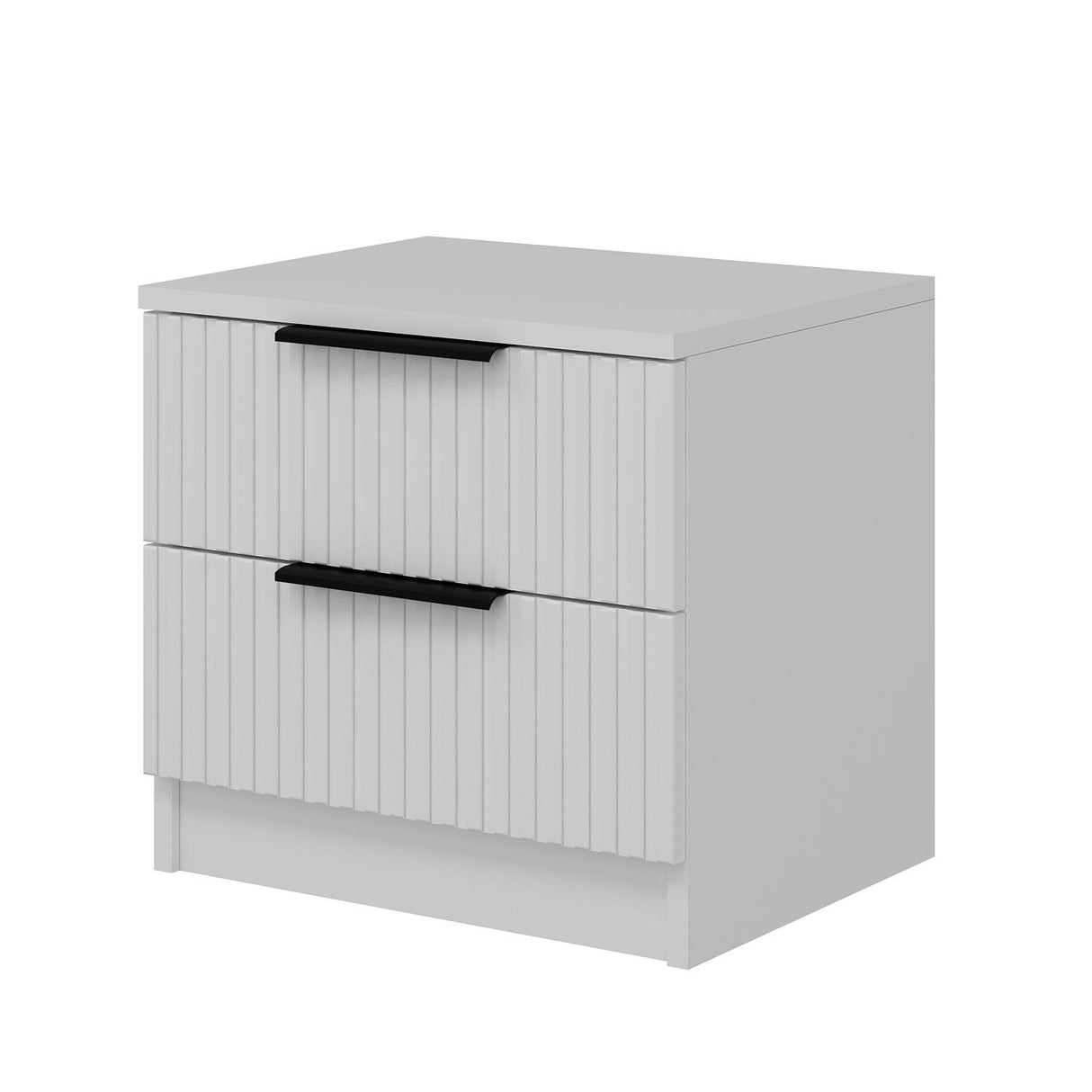 Bedside table Kala Plus White Melamine 50x47x40 cm