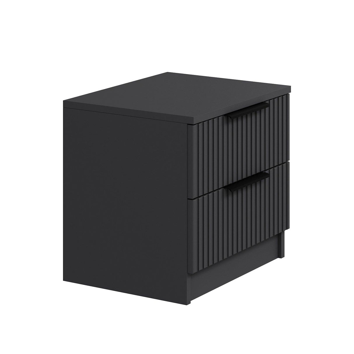 Bedside table Kala Plus Anthracite Melamine 50x47x40 cm