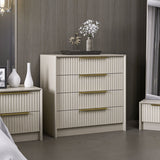 Chest of drawers Kala luxury stone melamine 72x77x45 cm